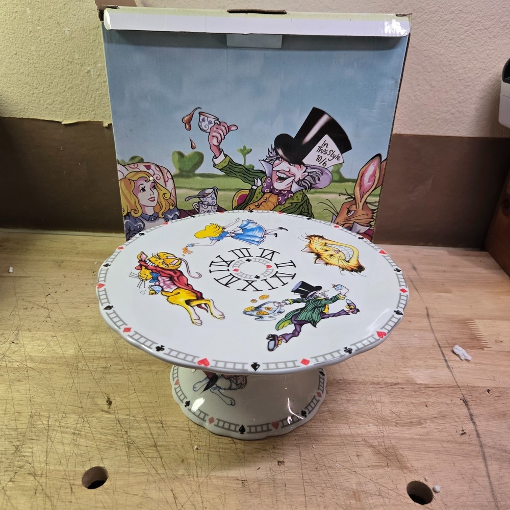 Alice In Wonderland Cake Pedestal Paul Cardew Excellent Condition